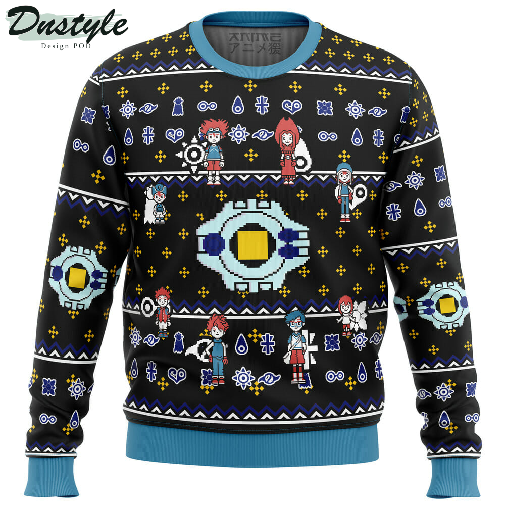 Digimon Ugly Christmas Sweater