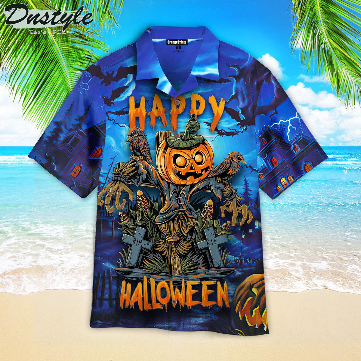 Pumpkin Dummy Halloween Hawaiian Shirt