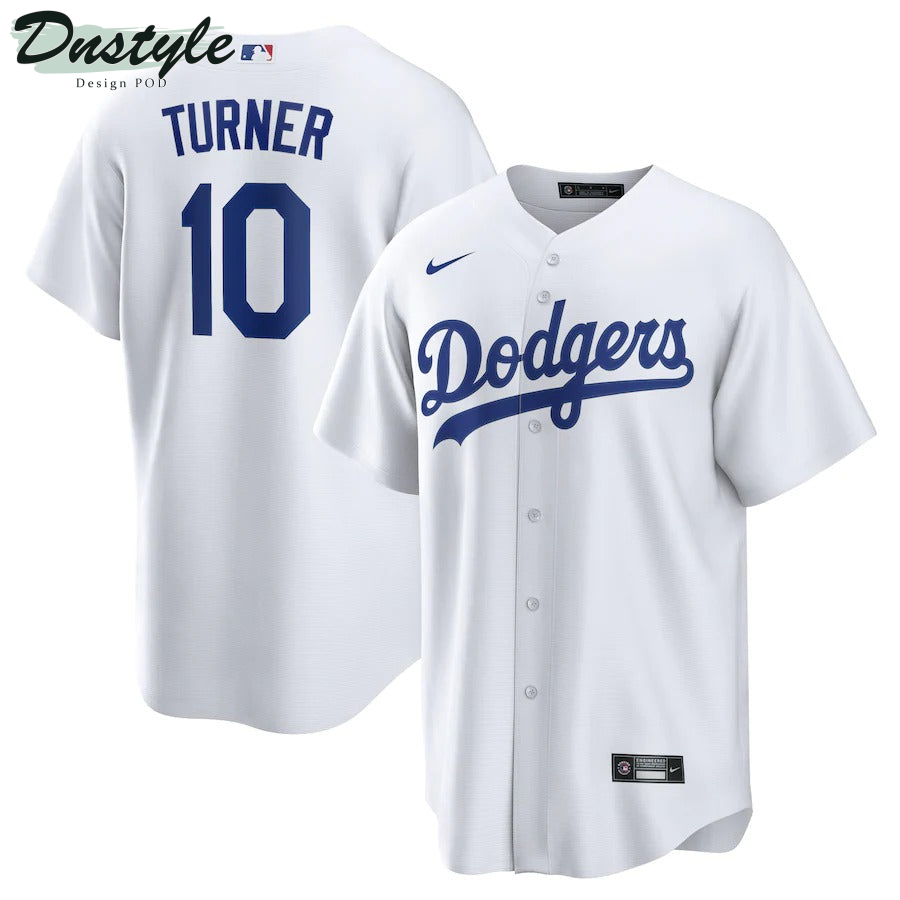 Men's Los Angeles Dodgers Justin Turner Nike White Home Replica Player Name Jersey