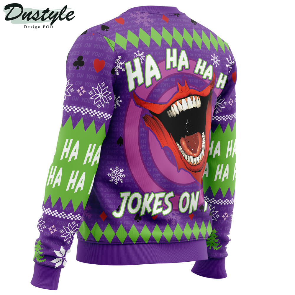 Ha ha ha Happy Christmas Joker Christmas Sweater