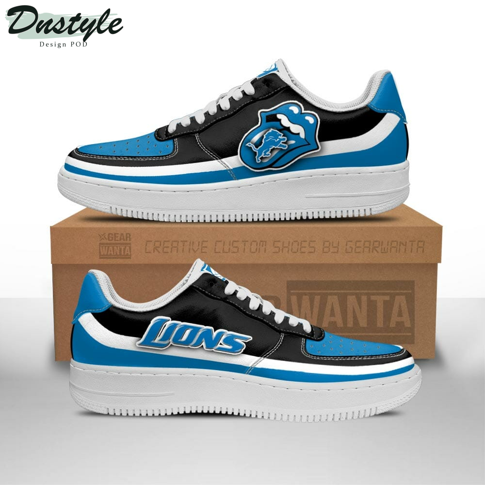 Detroit Lions Air Sneakers Air Force 1 Shoes Sneakers