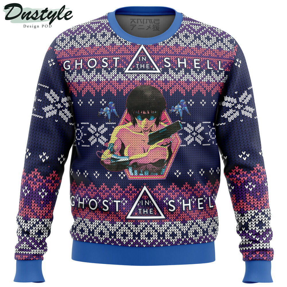 Ghost in the Shell Alt Ugly Christmas Sweater