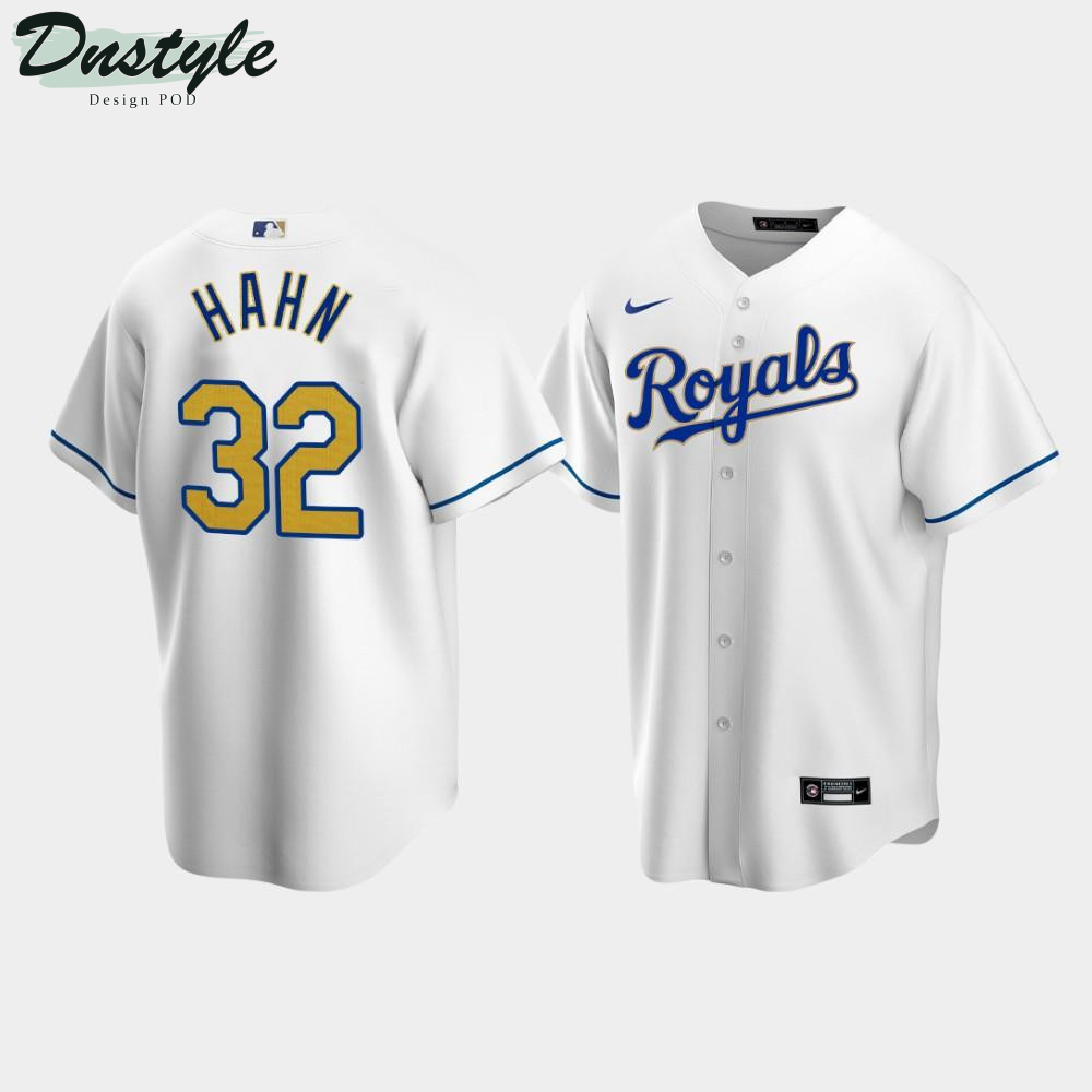 Men’s Kansas City Royals Jesse Hahn #32 White Home Cool Base Jersey MLB Jersey