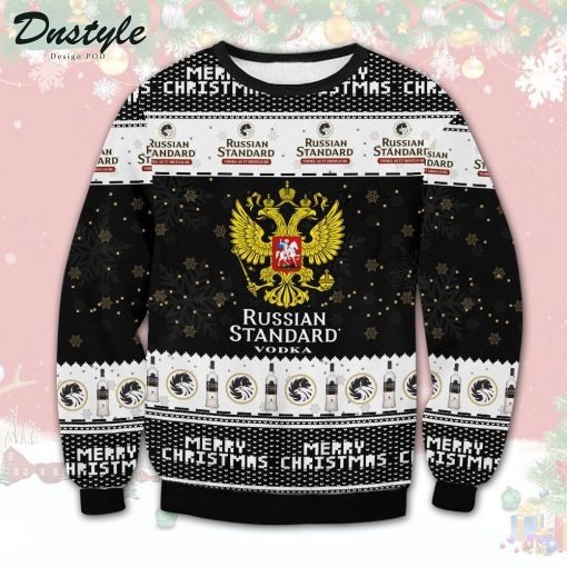 Russian Standard Vodka Merry Christmas Ugly Sweater
