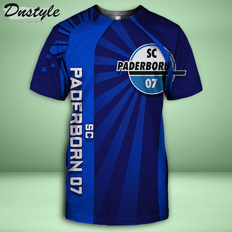 SC Paderborn 07 Allover bedrucktes Hoodie-T-Shirt
