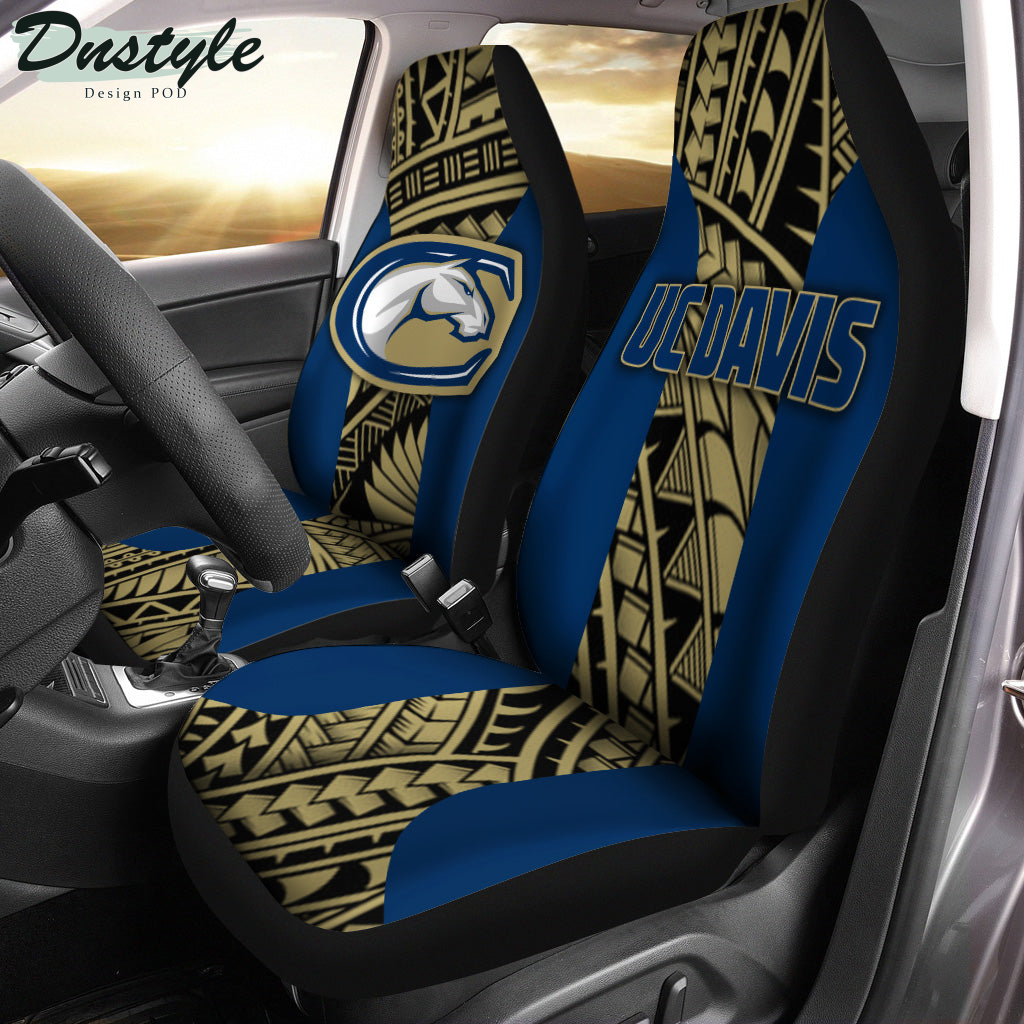 California Davis Aggies Polynesian Car Seat Cover