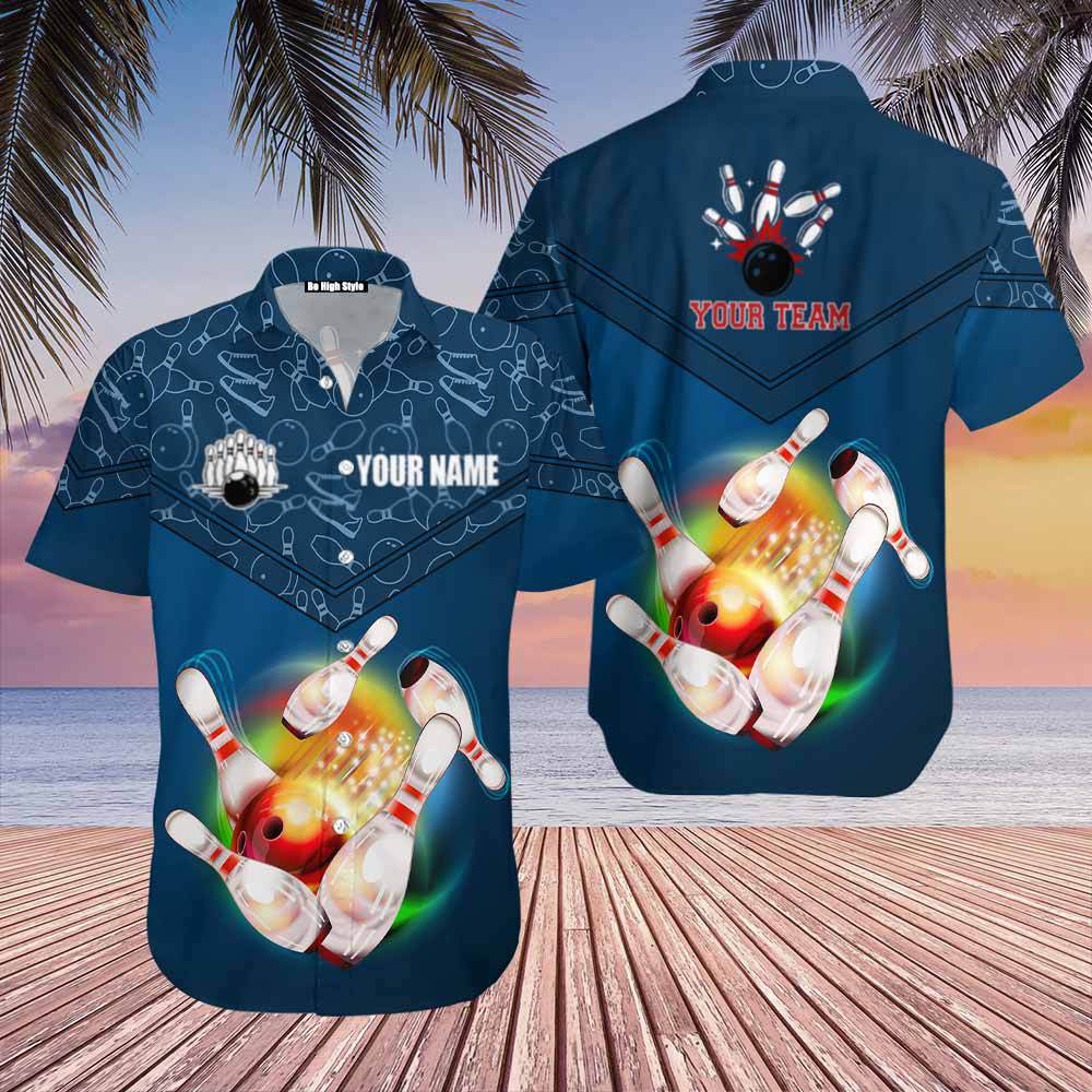 Bowling Personalized Hawaiian Shirt