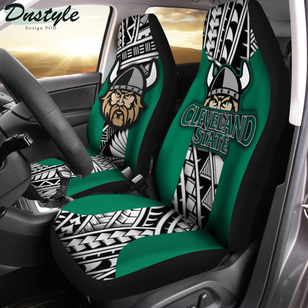 Cleveland State Vikings Polynesian Car Seat Cover