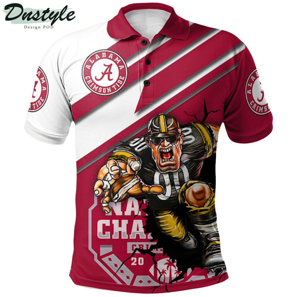 Alabama Crimson Tide Mascot Polo Shirt
