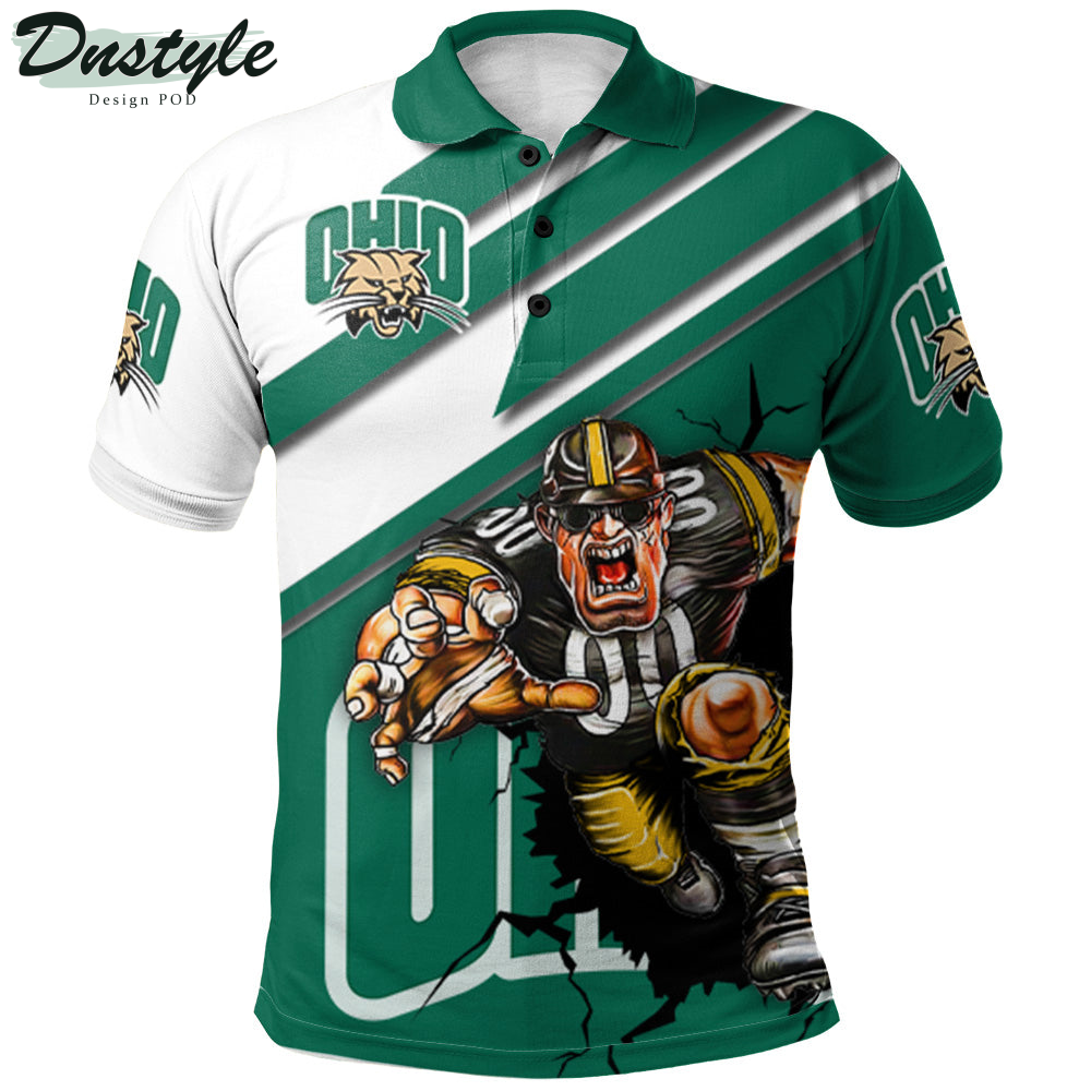 Ohio Bobcats Mascot Polo Shirt