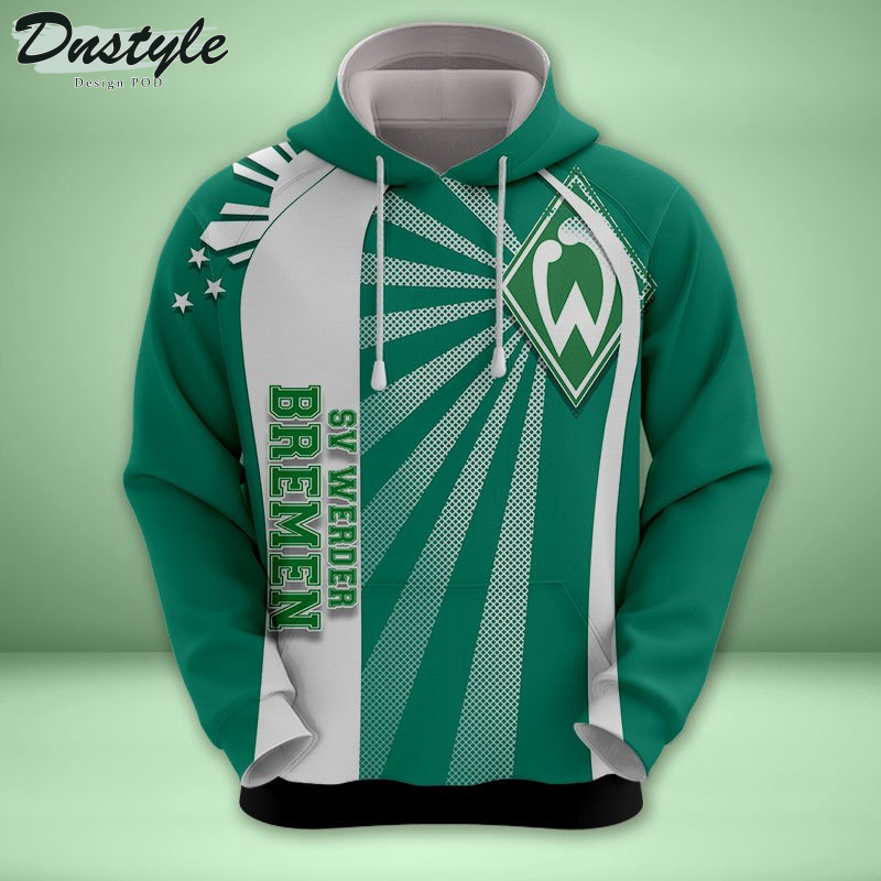 SV Werder Bremen Allover bedrucktes Hoodie-T-Shirt