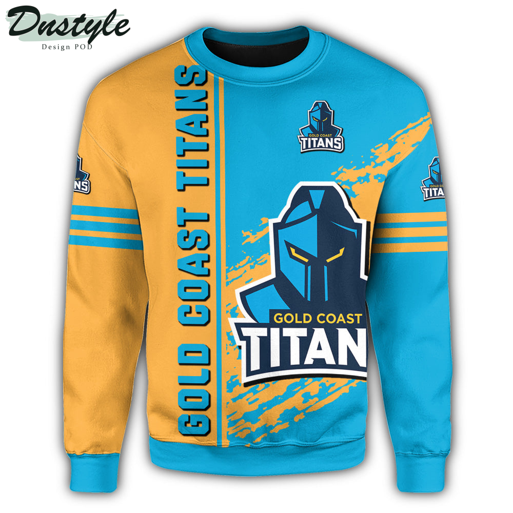Gold Coast Titans NRL Quarter Style Sweatshirt