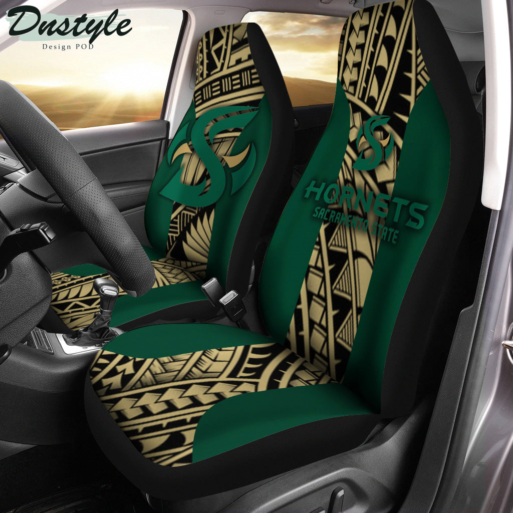 Sacramento State Hornets Polynesian Car Seat Cover