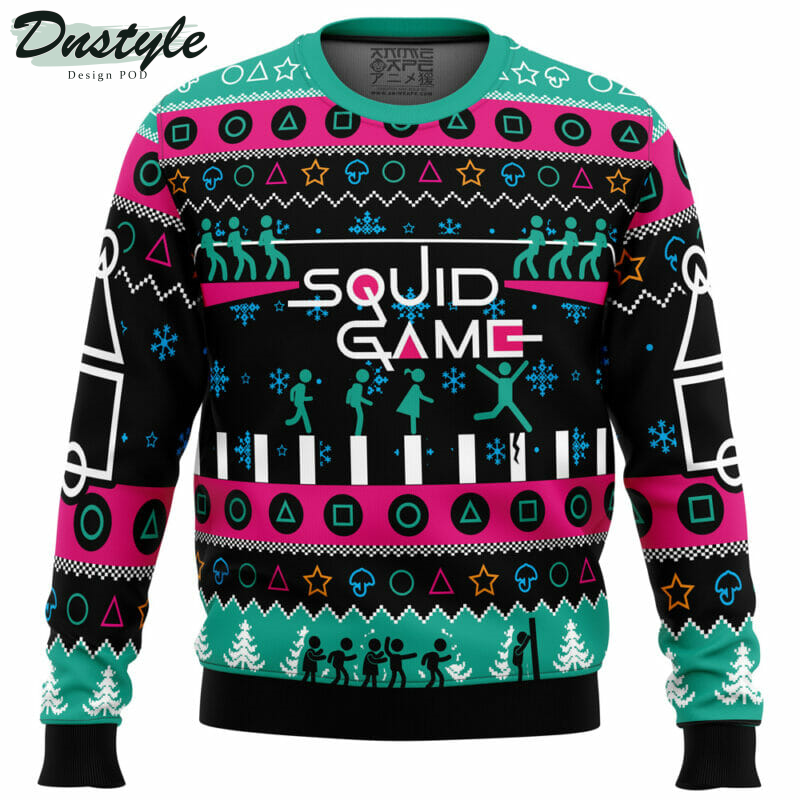 The Game is On Squid Game Christmas Sweater