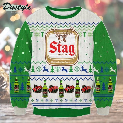 Stag Beer Ugly Sweater