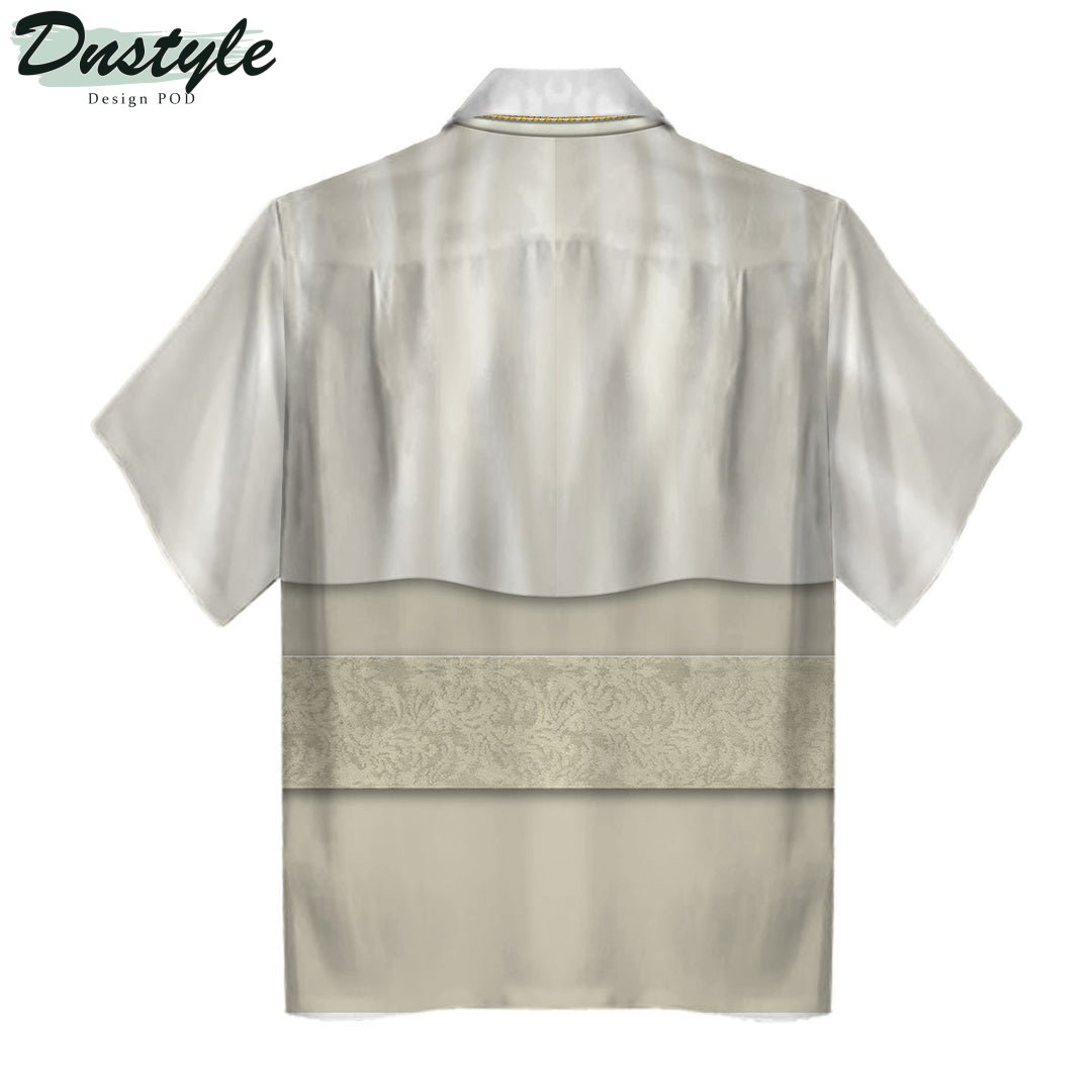 Pope John Paul II Vestment Christian Religion Eastern Orthodox Hawaiian Shirt And Short