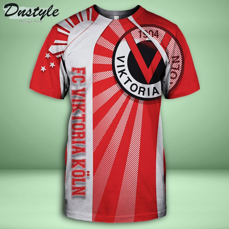 FC Viktoria Köln Allover bedrucktes Hoodie-T-Shirt