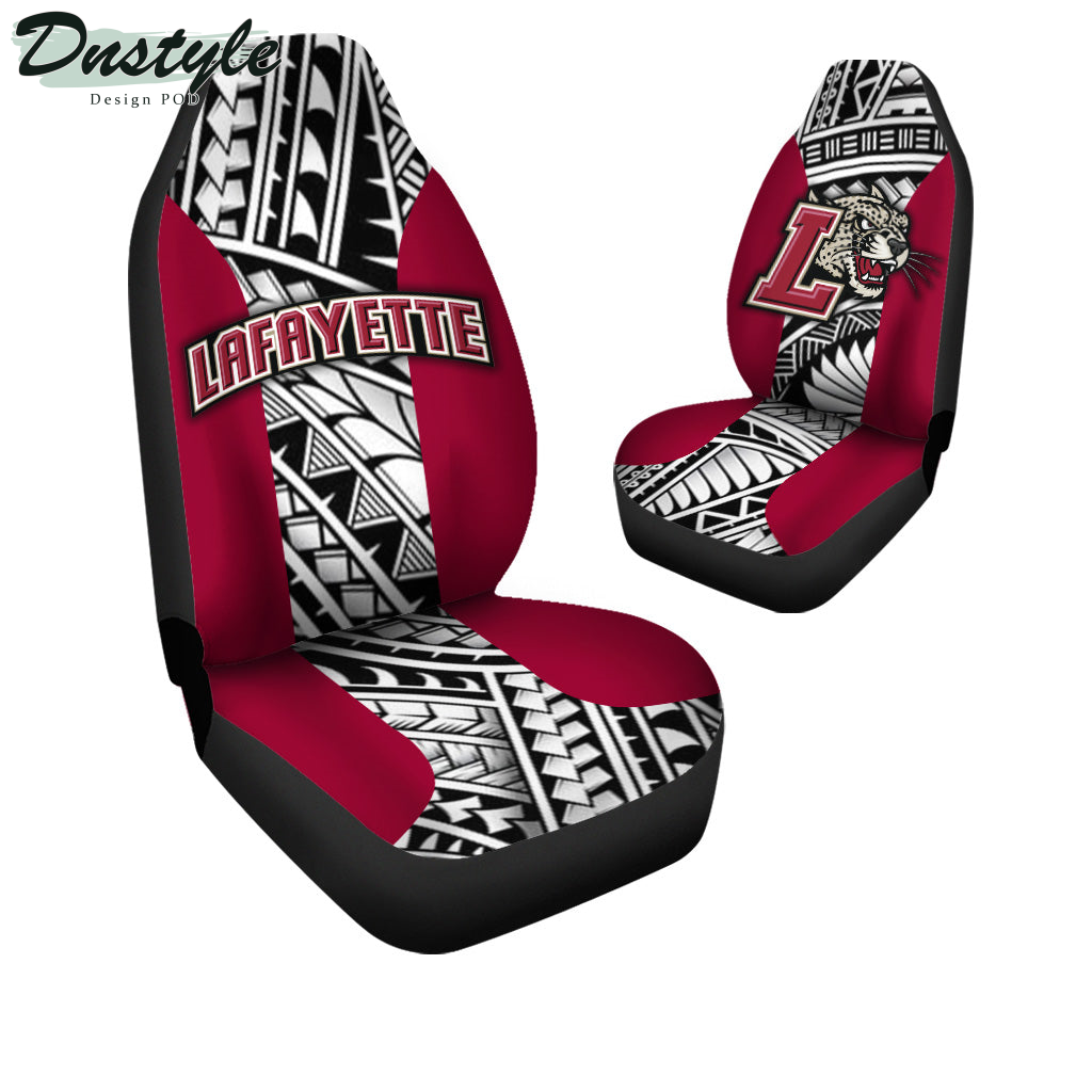 Lafayette Leopards Polynesian Car Seat Cover