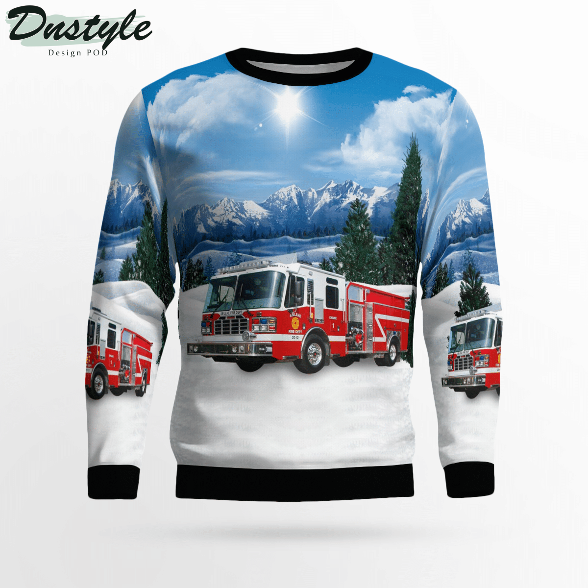 Texas Abilene Fire Department Ugly Christmas Sweater