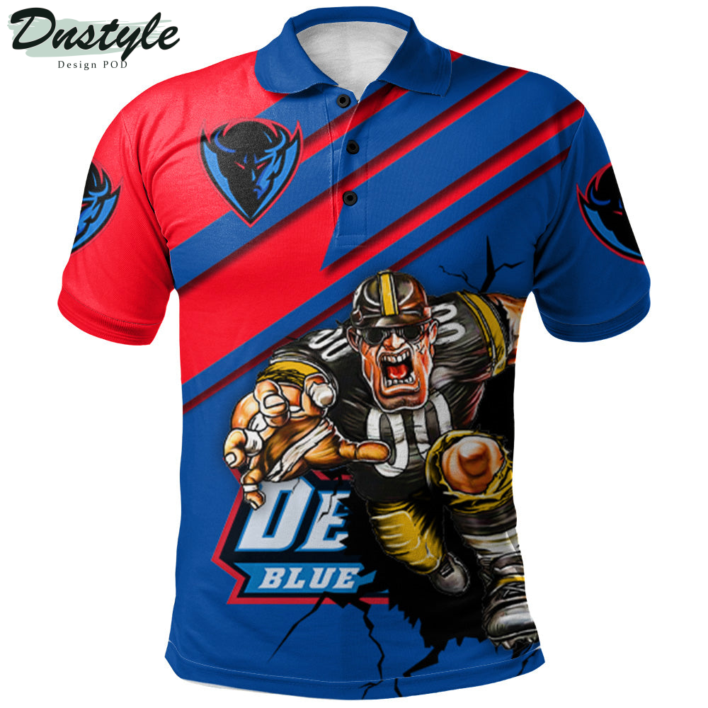 DePaul Blue Demons Mascot Polo Shirt