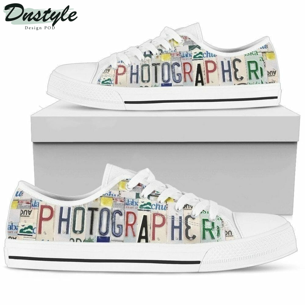 Photographer Women Low Top Shoes Sneakers