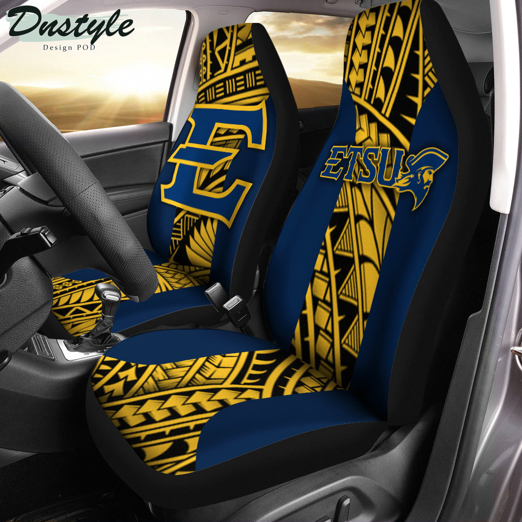 East Tennessee State Buccaneers Polynesian Car Seat Cover