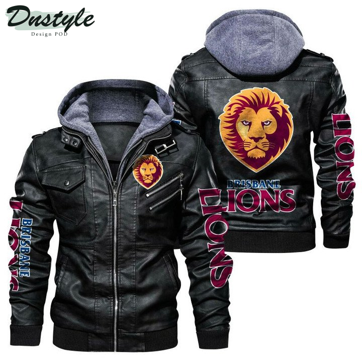 Brisbane Lions Leather Jacket