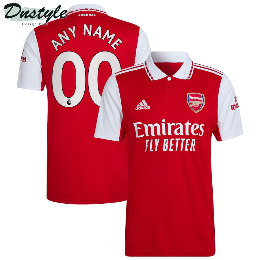 Arsenal 2022/23 Home Player Custom Jersey - Red