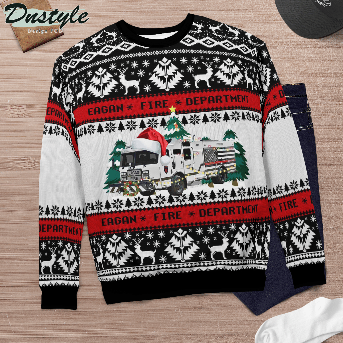Eagan Fire Department Ugly Christmas Sweater