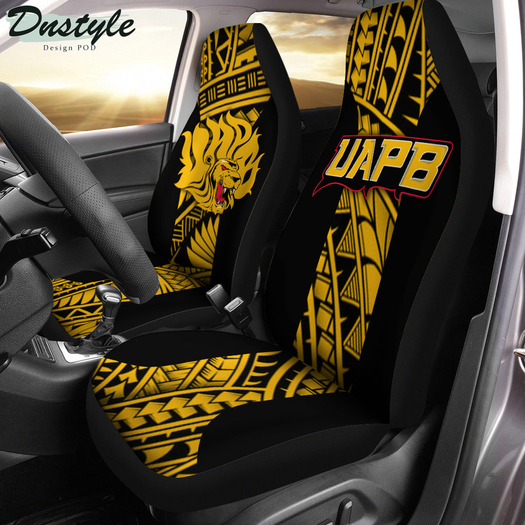 Arkansas-Pine Bluff Golden Lions Polynesian Car Seat Cover