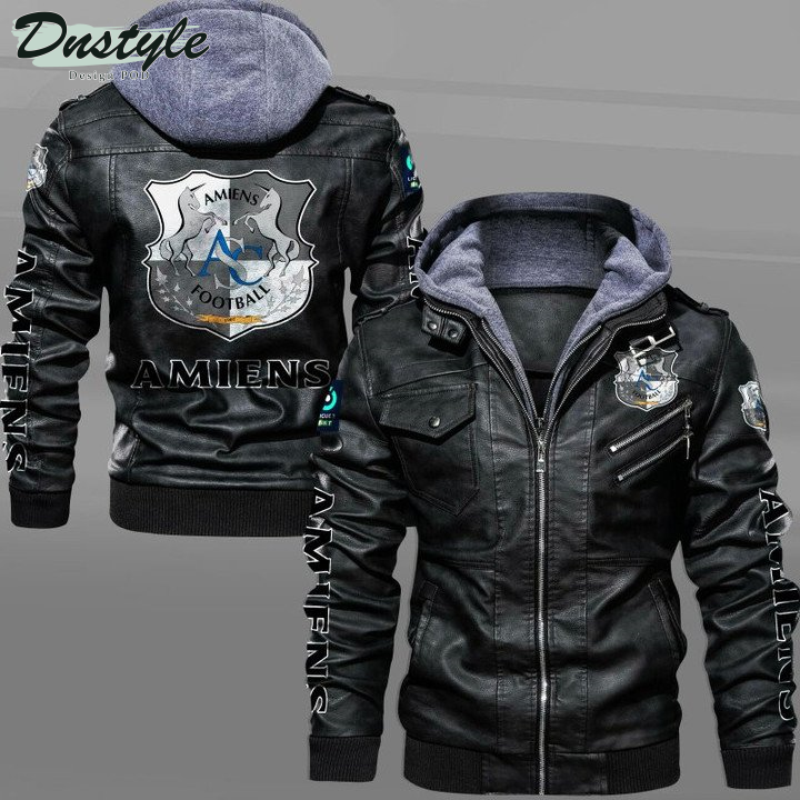 Amiens SC leather jacket