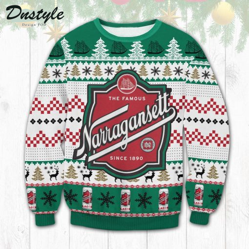 The Famous Narragansett Since 1890 Ugly Sweater