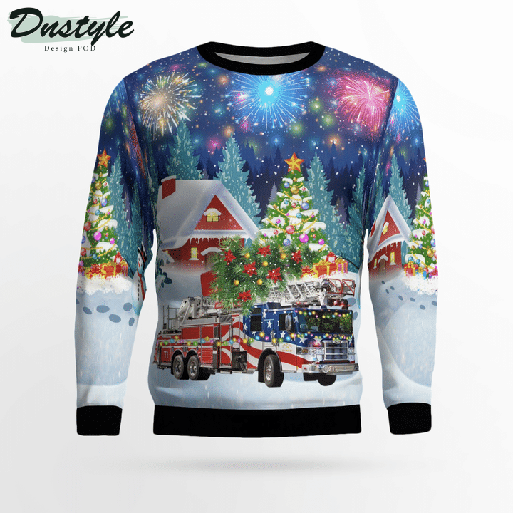 Napa Fire Department Ugly Merry Christmas Sweater