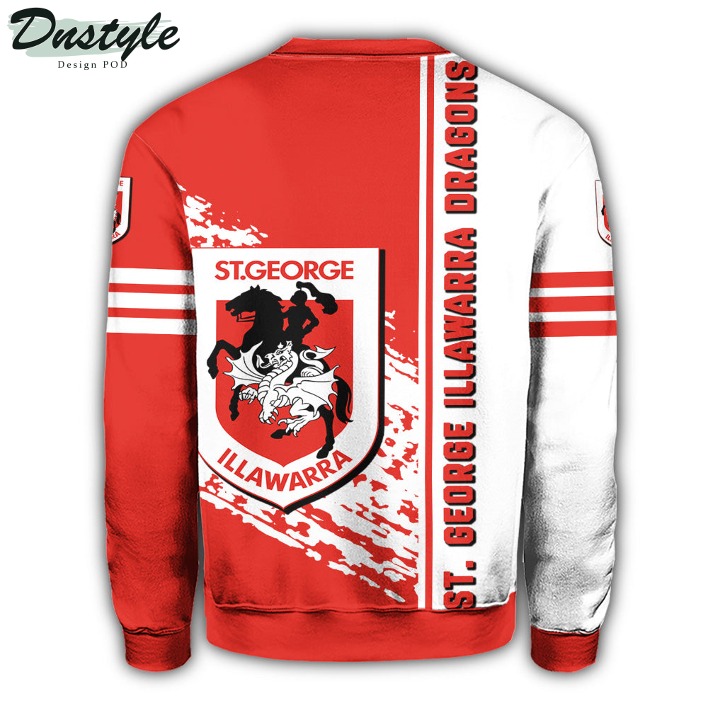St. George Illawarra Dragons NRL Quarter Style Sweatshirt