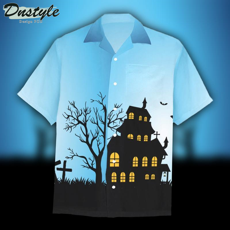Castle Scary Halloween Hawaiian Shirt