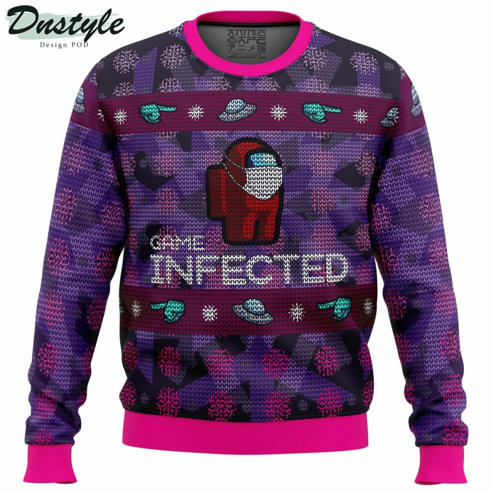 Game Infected Among Us Ugly Christmas Sweater