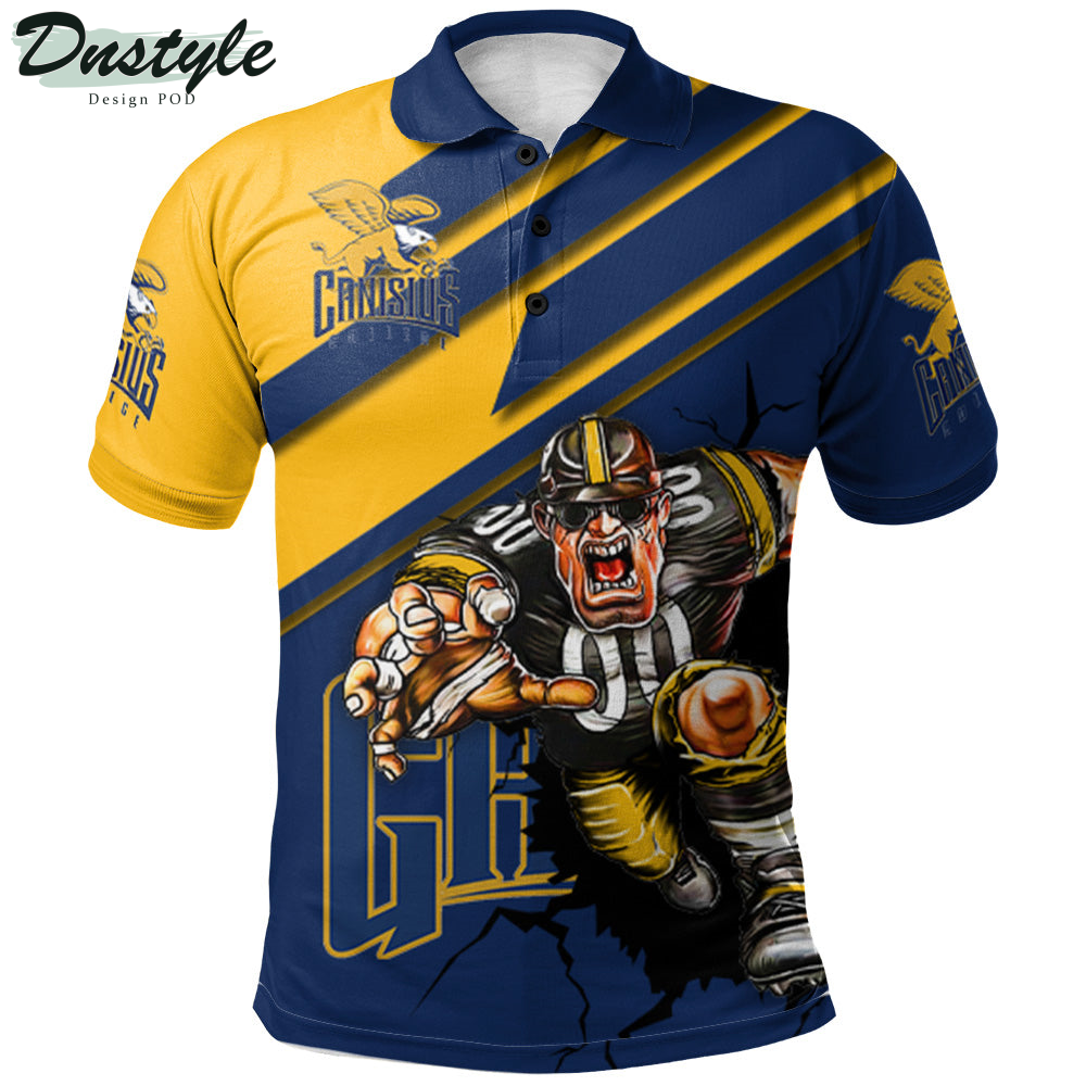 Canisius Golden Griffins Mascot Polo Shirt