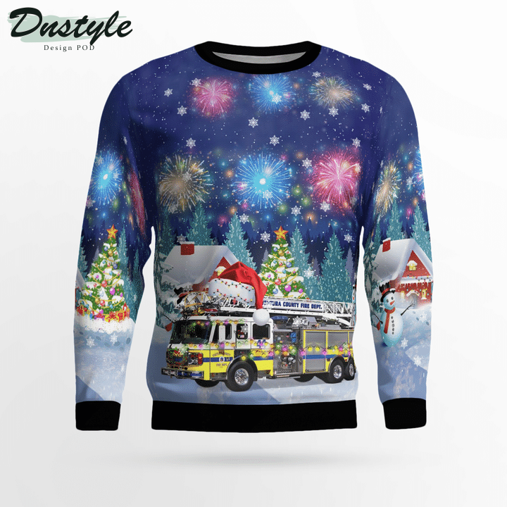 Ventura County Fire Department Ugly Merry Christmas Sweater