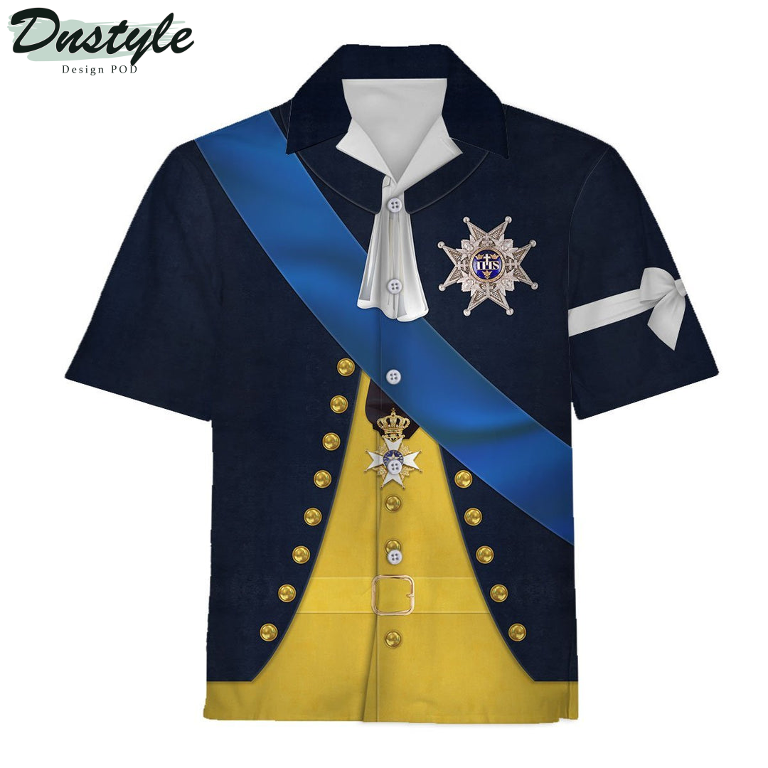 Gustav III of Sweden Hawaiian Shirt And Short