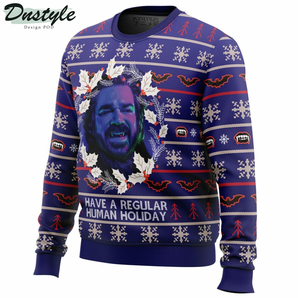 Have A Regular Human Holiday Ugly Christmas Sweater