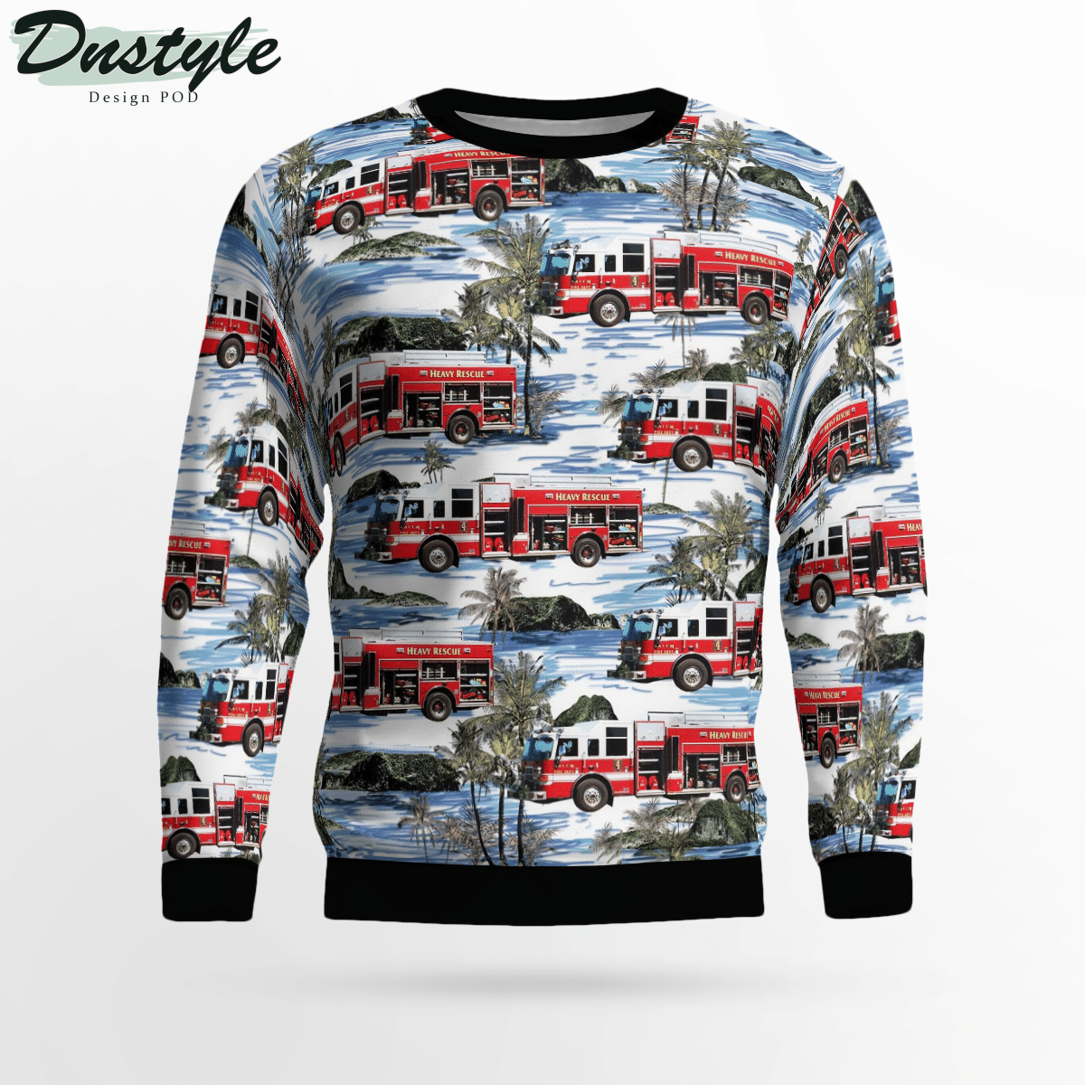 Oregon Salem Fire Department Ugly Christmas Sweater