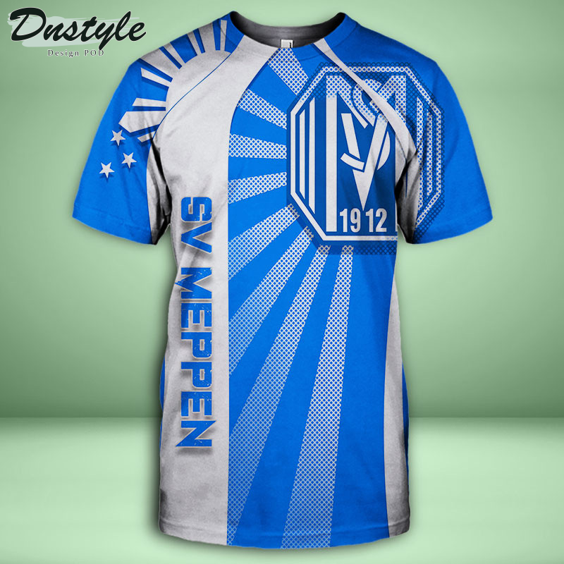 SV Meppen Allover bedrucktes Hoodie-T-Shirt