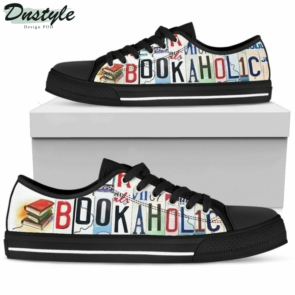 Bookaholic Book Lover Men Low Top Shoes Sneakers