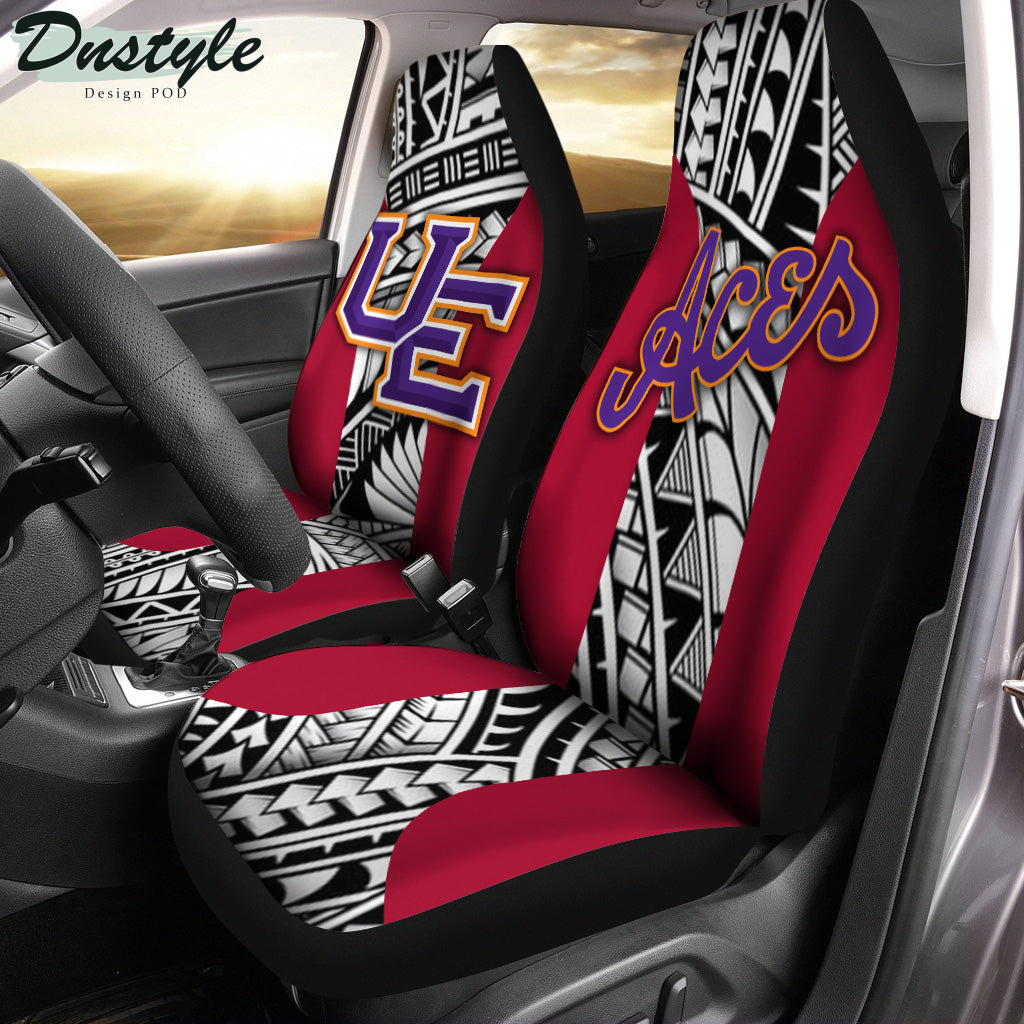 Evansville Purple Aces Polynesian Car Seat Cover