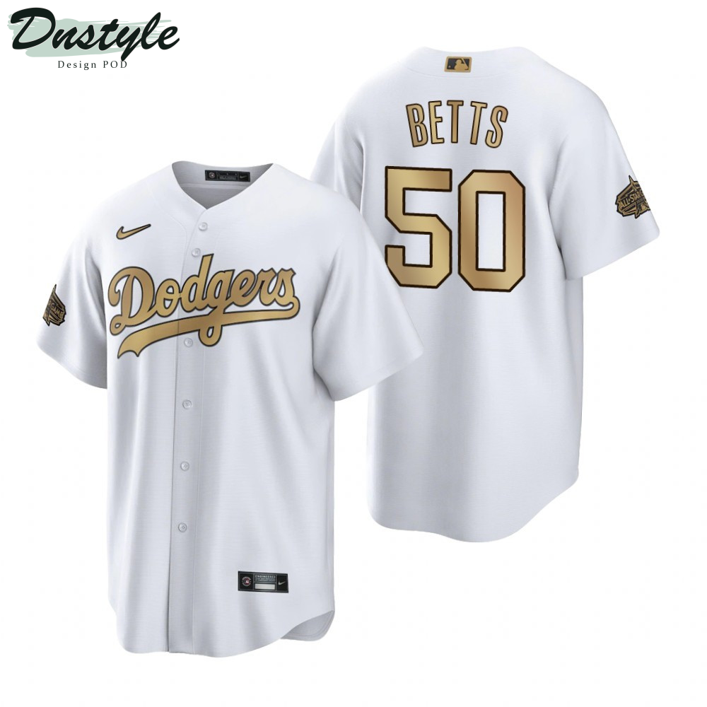 Los Angeles Dodgers Mookie Betts White 2022 All-Star Game Jersey