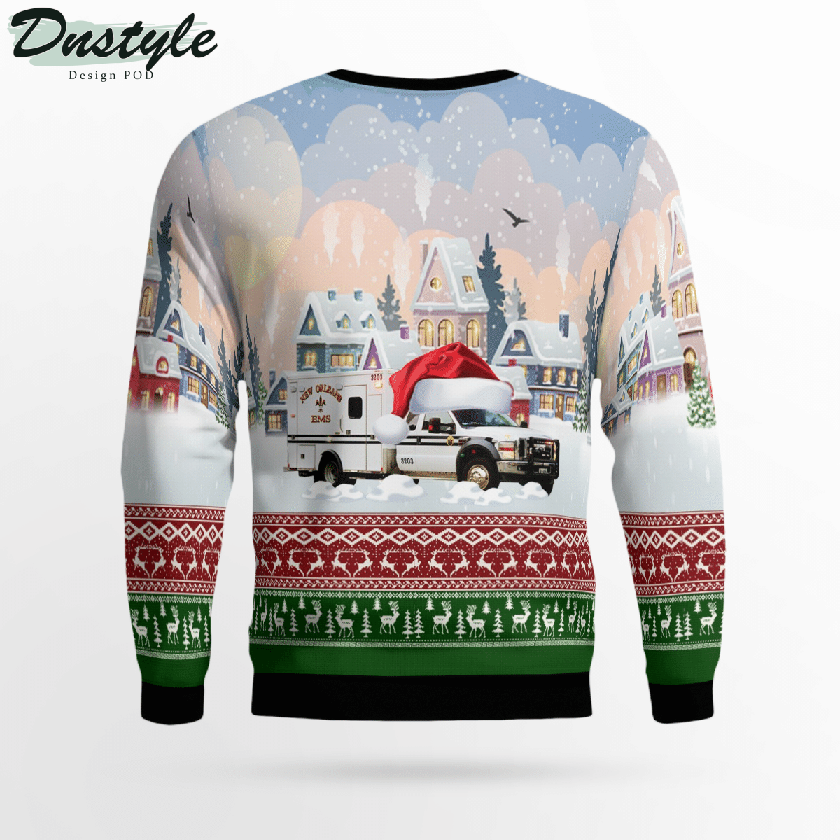Louisiana New Orleans Ugly Christmas Sweater