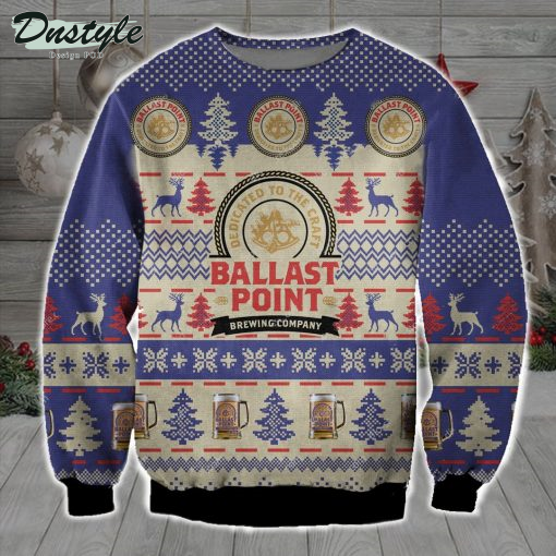 Ballast Point Brewing Company Christmas Ugly Sweater