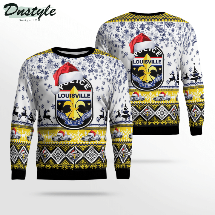 Louisville Metro Police Department Ugly Merry Christmas Sweater