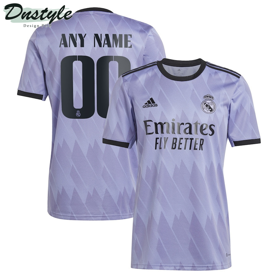 Real Madrid Men 2022/23 Away Player Custom Jersey - Purple
