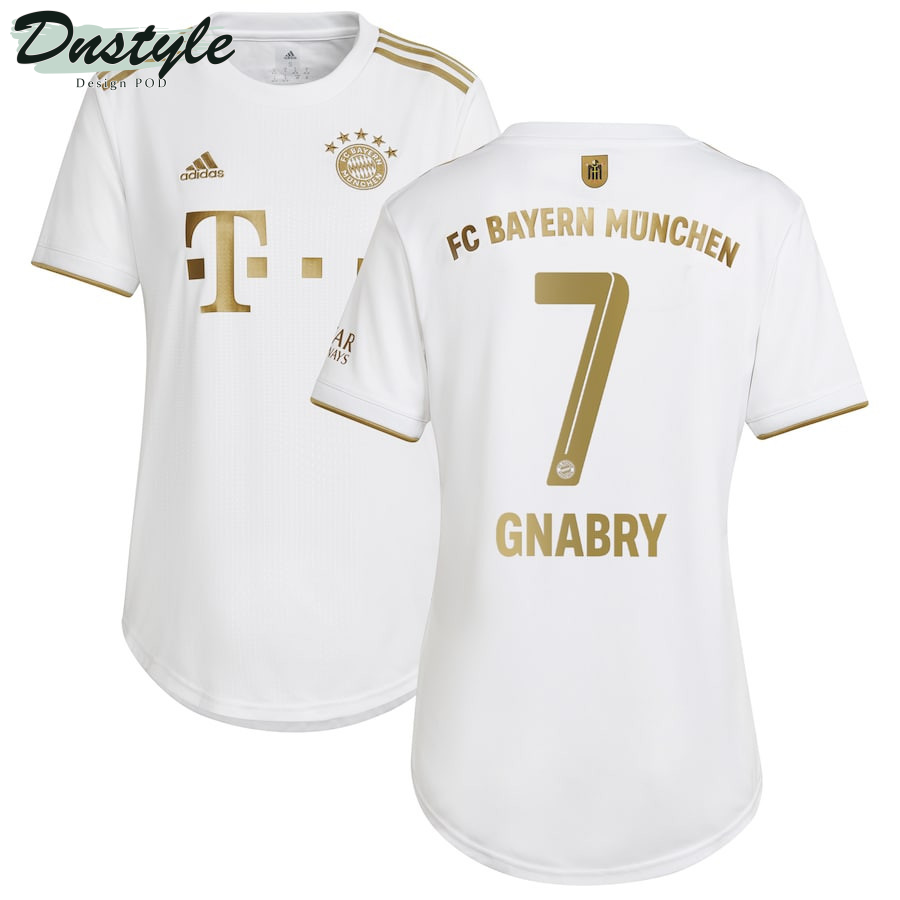 Serge Gnabry #7 Bayern Munich Women 2022/23 Away Jersey - White